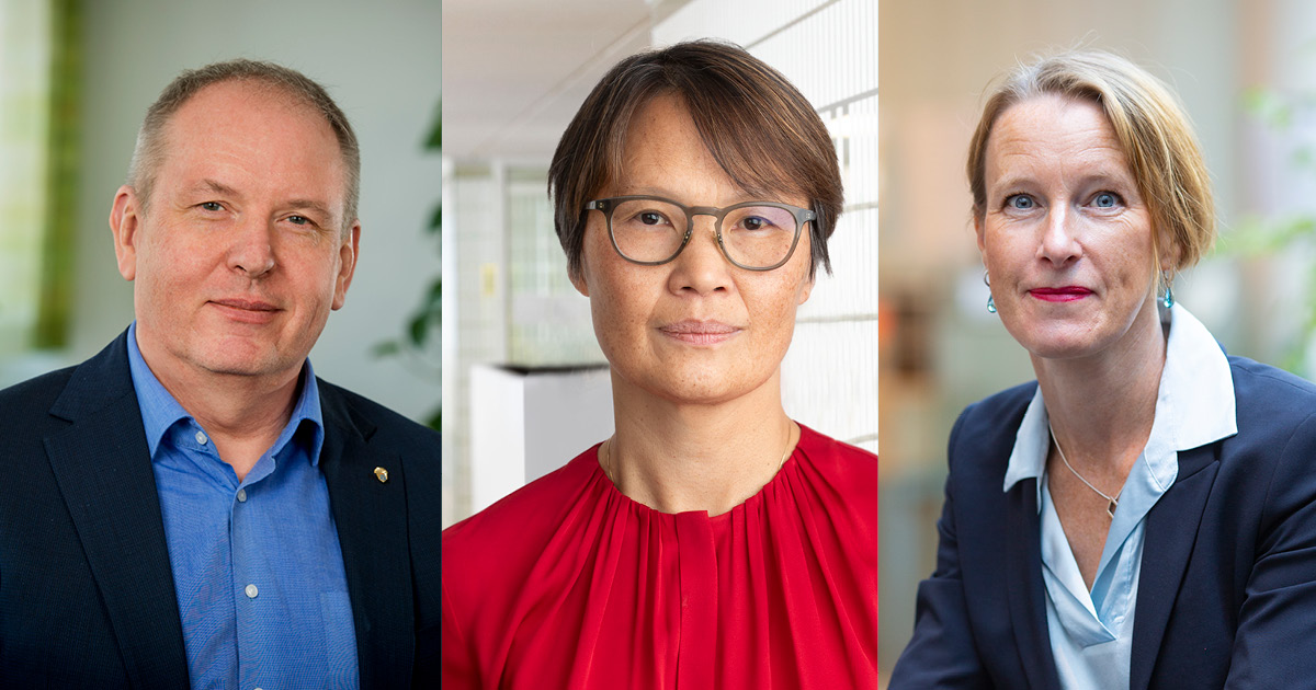 Jan Kinnander, Victoria Hörendal och Viveka Beckeman